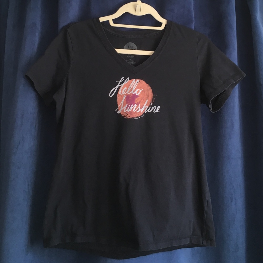 Life is Good | V-neck Sunshine Tee